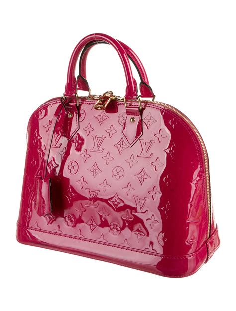 louis vuitton monogram vernis alma pm handbag